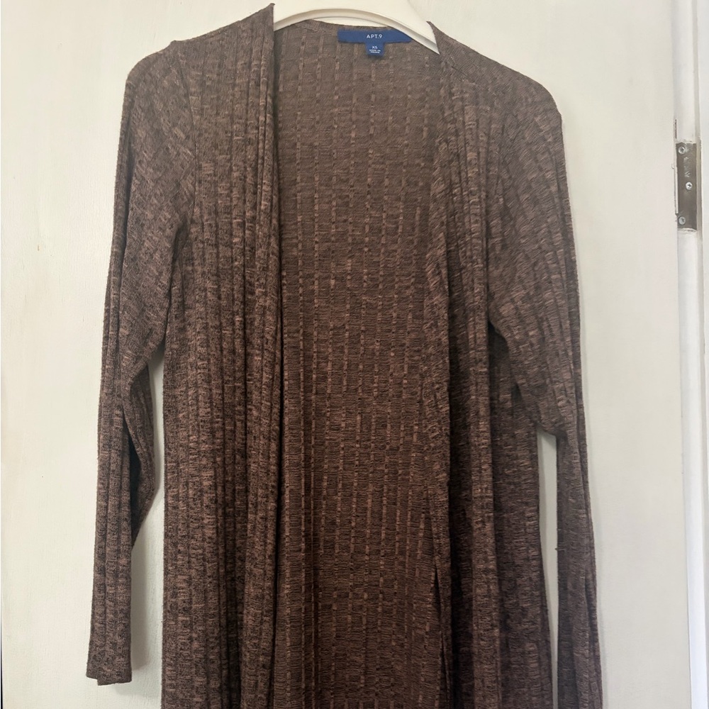 Long Brown Cardigan